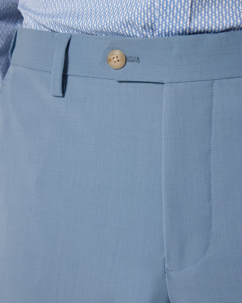 Wool Blend Tailored Pant, Chalk Blue, hi-res